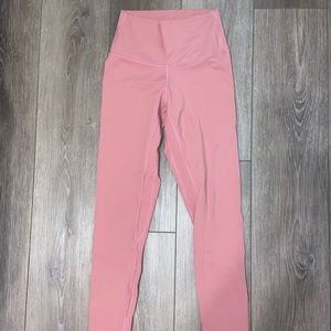 Pink leggings